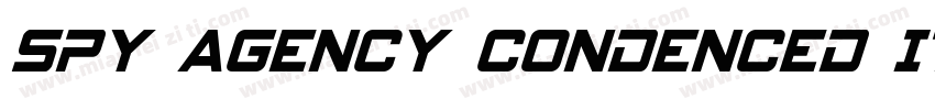 Spy Agency Condenced Italic字体转换